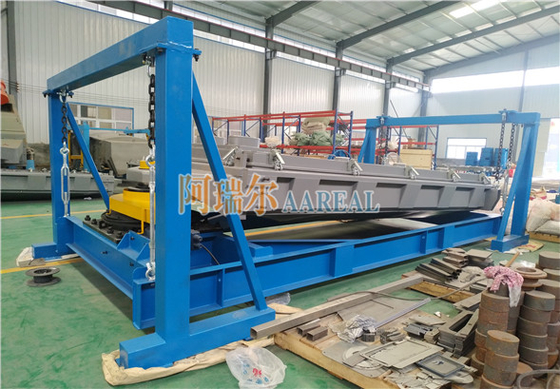 ประสิทธิภาพสูง ผลิตขนาดใหญ่ 3-Deck 1500 * 3600 มิลลิเมตร น้ํามันโคลค Gyratory Screen Sifter สําหรับการกรอง 0.1 มิลลิเมตร ขาว