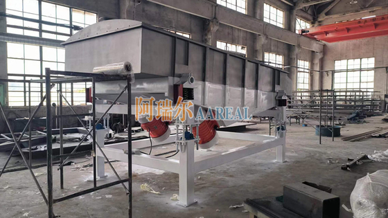 1800*4500mm 3 Decks สแตนเลส Linear Vibrating Screen สําหรับสมุนไพร