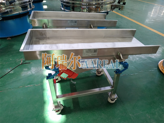 พกพาขนาดเล็กอาหารเกรดสแตนเลสสแตนเลส vibratory feeder กับการแขวนขนส่ง shaker ใหม่