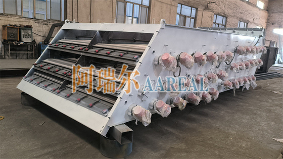 1~4 Decks 3000~3600RPM Phosphatic Fertilizer สกรีนความถี่สูง สําหรับการกรองความจุสูงในการผลิตปุ๋ยฟอสฟาต