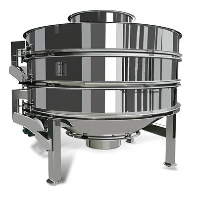 ตะแกรงร่อนแบบสั่นสะเทือนสามมิติสำหรับคัดแยกและแปรรูปวัสดุ พร้อมพื้นผิวแบบกระจกเงา