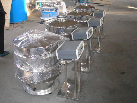 220V 50Hz Rotary Vibrating Screen Round Ultrasonic Separator เครื่องแยกเสียงฉลุ