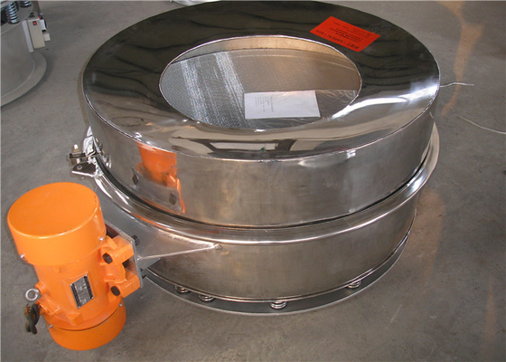 Flo Thru Vibro Energy Separator Rotary Vibratory Sifter สําหรับน้ํานมผสมผสม