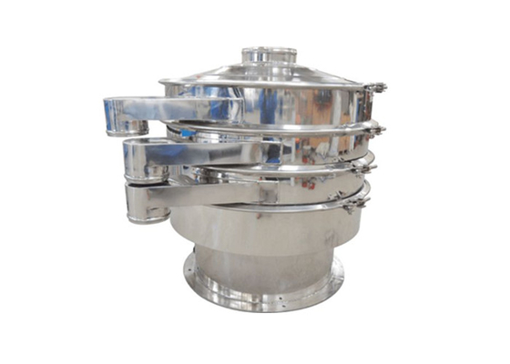 เครื่องกรองความแม่นยําสูง Rotary Vibrating Screen Manganese Dioxide Ultrasonic Vibro Sifter