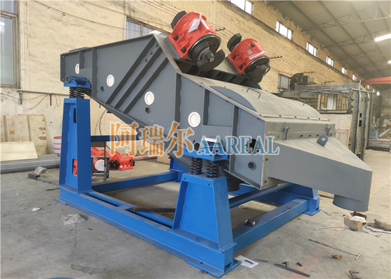 ความสามารถสูง 1800 * 5000 มม 4 Deck Mogensen Linear Rectangular Vibrating Screen สําหรับวัสดุที่ทนไฟ