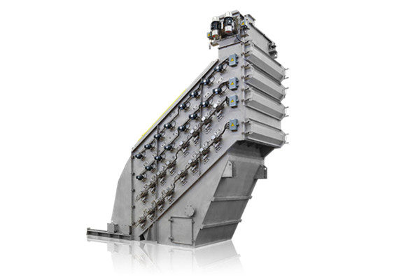 2400*6000mm 3 Deck ความถี่สูง Screen Vibratory Sieve สําหรับหินมาร์บอร์ คัลเซียมคาร์บอเนตอนุภาคการแยกที่แม่นยําที่ขับเคลื่อนโดยมอเตอร์ไม่สมดุล