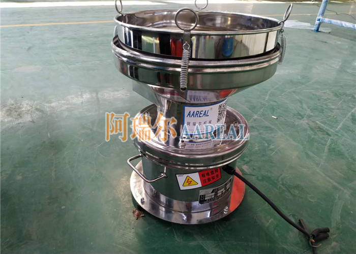 Ss304 450mm เครื่องกรองสั่นสําหรับการเคลือบผงผง