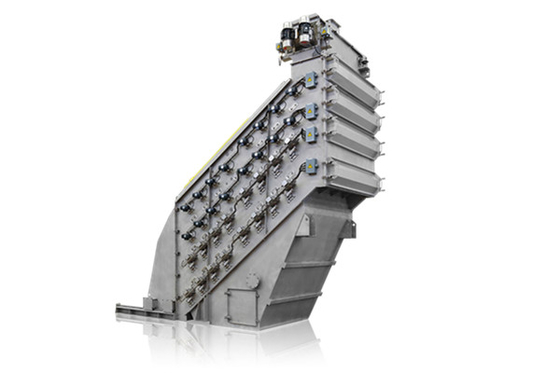 2400*6000mm 3 Deck ความถี่สูง Screen Vibratory Sieve สําหรับหินมาร์บอร์ คัลเซียมคาร์บอเนตอนุภาคการแยกที่แม่นยําที่ขับเคลื่อนโดยมอเตอร์ไม่สมดุล