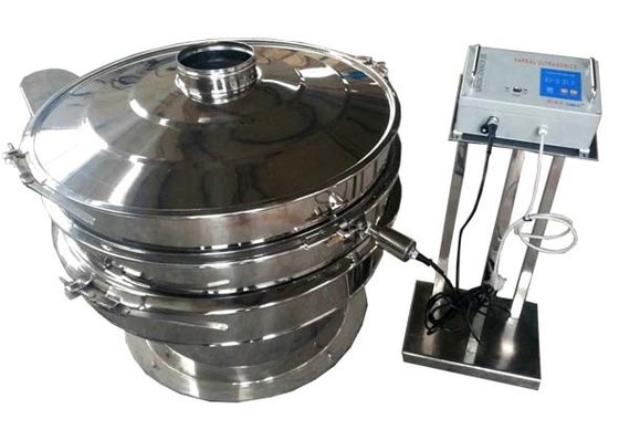220V 50Hz Rotary Vibrating Screen Round Ultrasonic Separator เครื่องแยกเสียงฉลุ