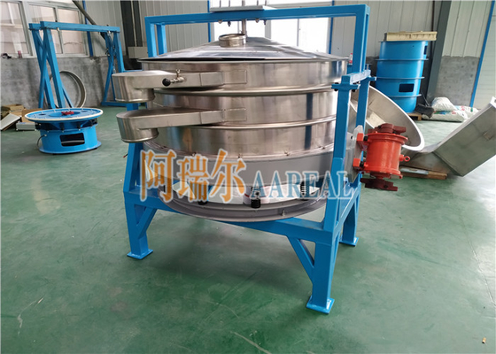 Inline Vibrating SUS 2100mm Separator Screen Machine สําหรับอุตสาหกรรมอาหาร