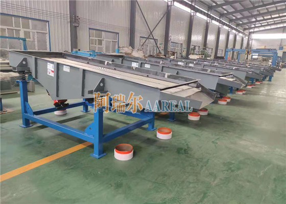 900*3000mm Single Deck Rectangular Linear Vibrating Screen สําหรับการกรองเม็ดพีวีซี